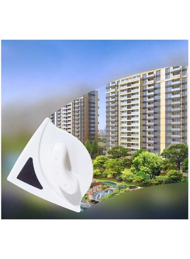Double-sided glass window cleaner with magnetic wiping technology and brush for cleaning stains on high-rise double-glazed windows (3-10 mm thick). - Image 2